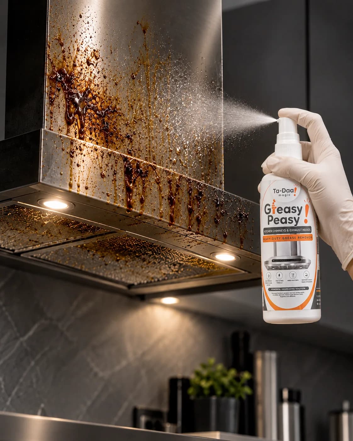 Spray it cold.